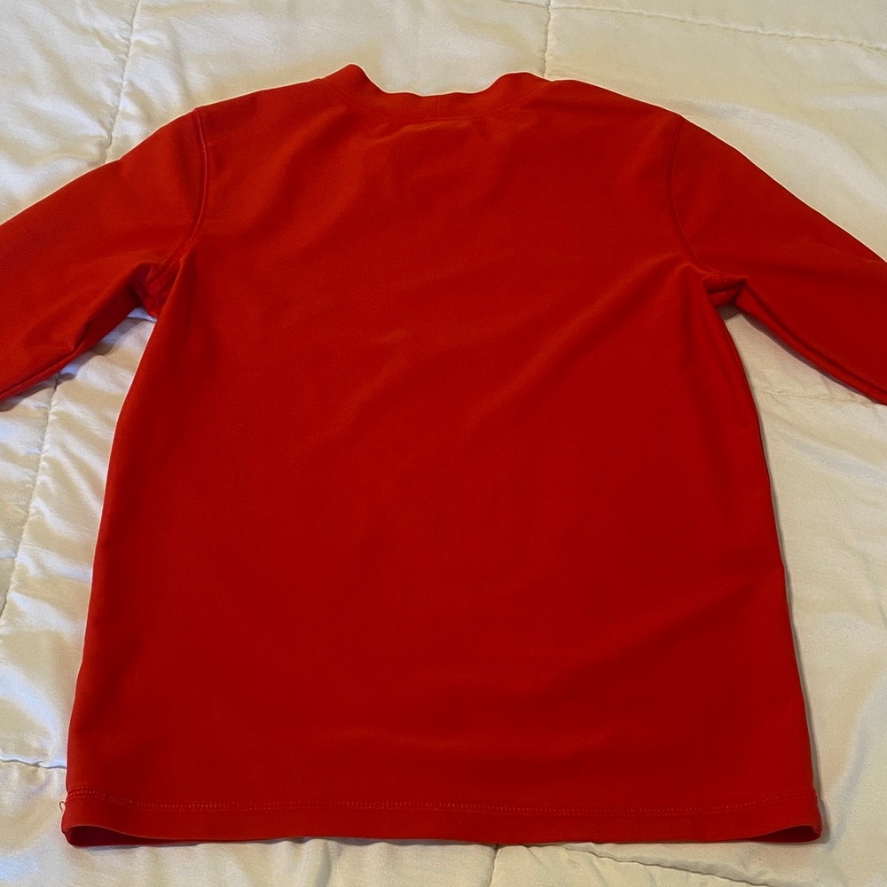 Primary Kids Swim Rashguard - Bright Red - Picture 3 of 3